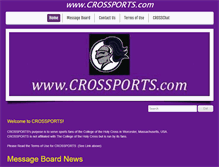 Tablet Screenshot of crossports.com